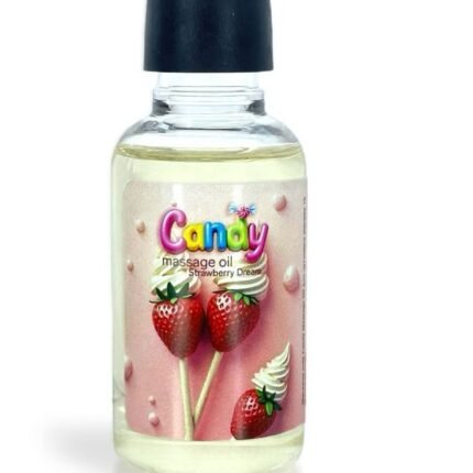 Олія масажна Candy з ароматом Полуниці зі вершками, 50 мл