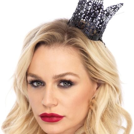 Міні-корона Leg Avenue Filigree Crown з візерунком, чорна