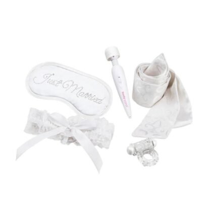 Набір для наречених Bodywand Honeymoon Gift Set з 5 предметів, білий