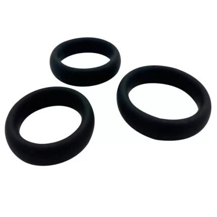 Набір ерекційних кілець Alive Sensual Pleasure Rings чорні