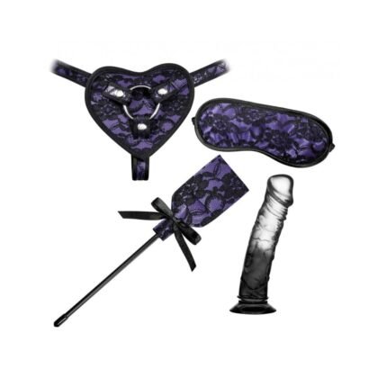 Набір іграшок для пар Guilty Pleasure преміум колекція, 4 предмети, чорно-фіолетовий