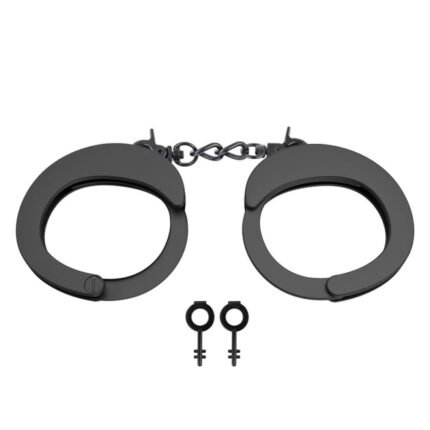 Наручники розбірні матові Romfun Black металеві, чорні