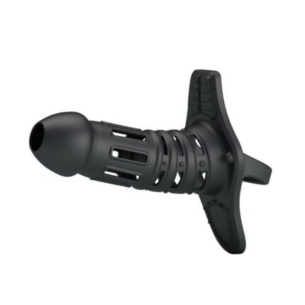 Насадка на пеніс Pretty Love Hercules з утяжкою на мошонку, чорний