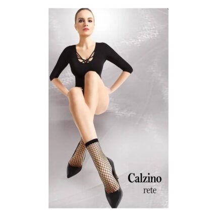 Шкарпетки у велику сітку Gambaletto She Annes чорні