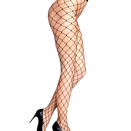 Сексуальні колготи у велику сітку Sunspice чорні, O/S