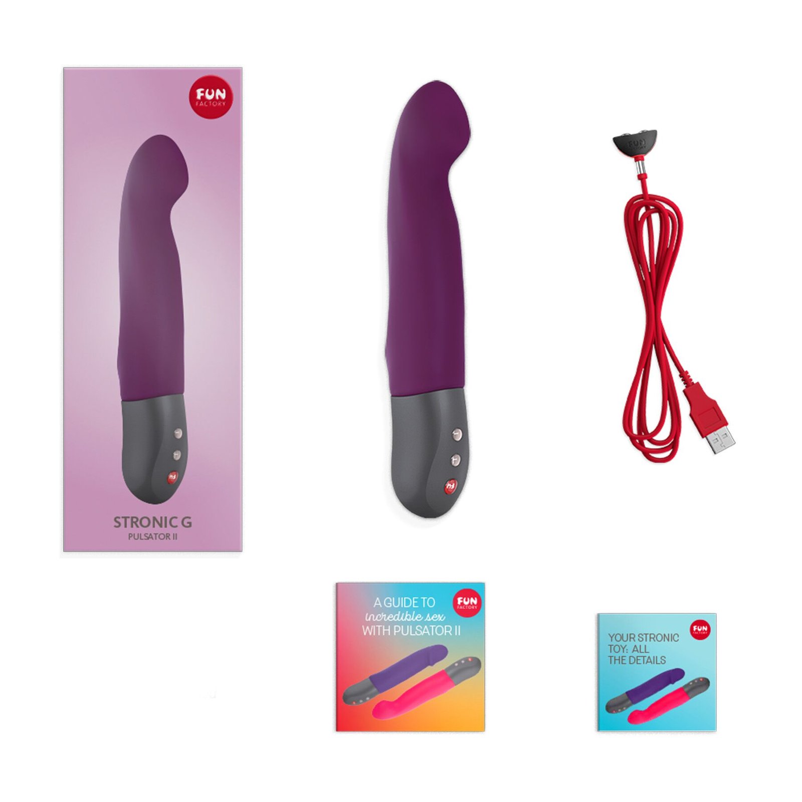 Пульсатор для точки G Fun Factory STRONIC G FORTE sage green, 8 режимів, суперпотужний - Зображення 6