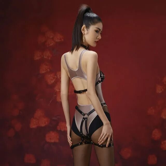 Сбруя зі страпоном LOCKINK SEVANDA Queen Sheba Set with Pink Dildo - Зображення 3