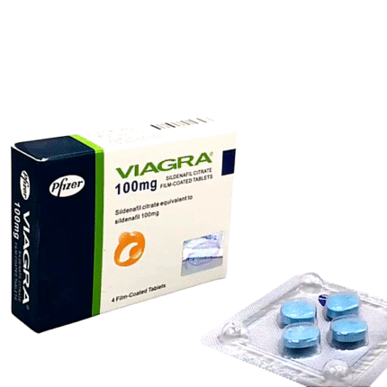 Таблетки для повышения потенции у мужчин Виагра 100 мг (цена за упаковку, 4 таблетки)