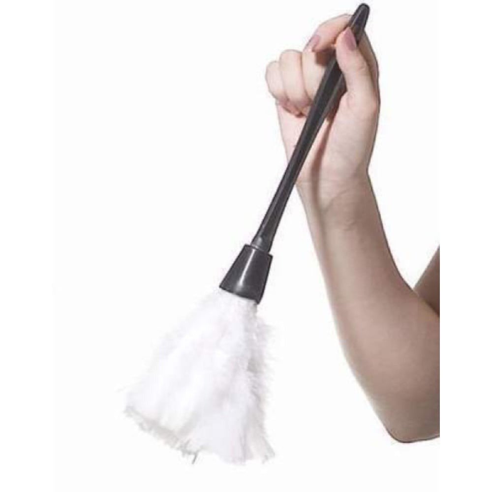 Тіклер DS Fetish з білими пір'ячками