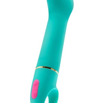 Вібратор Aria By Blush Flirty AF для точки G, зелений