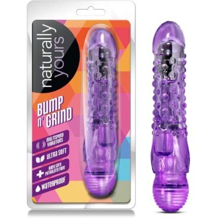 Кролик вібратор Blush NATURALLY YOURS на батарейках, фіолетовий