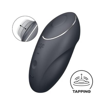 Вібратор Satisfyer Tap & Climax 1 для клітора, чорний