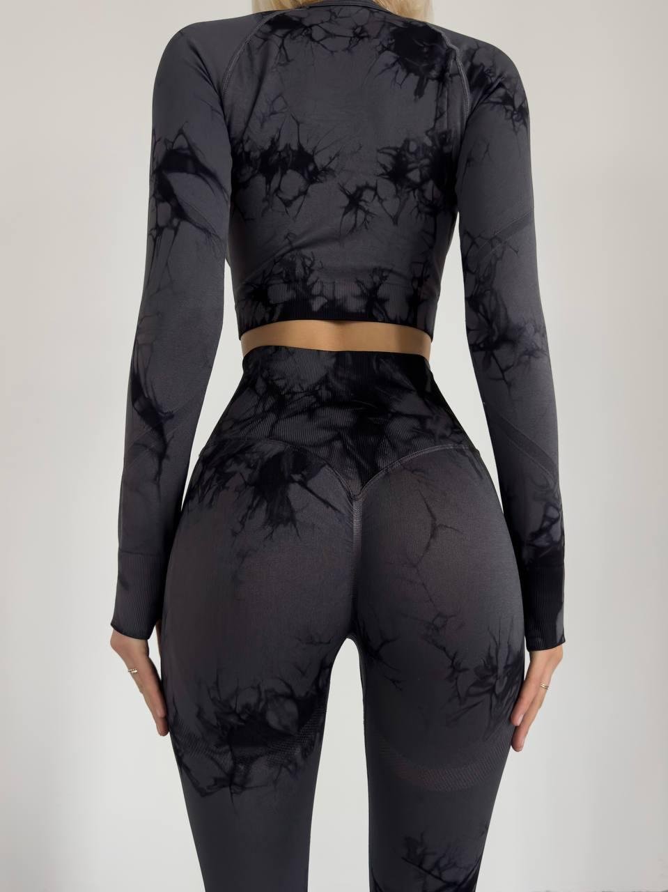 Фітнес костюм FS1748/1 Мрамор чорний - Зображення 5