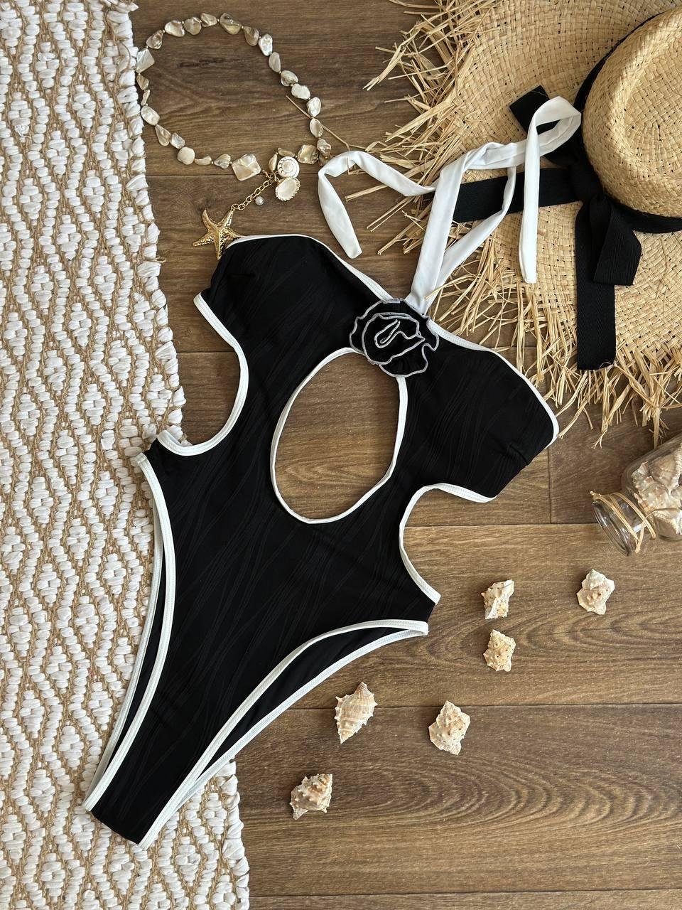 Купальник чорний SW3687 - Зображення 12