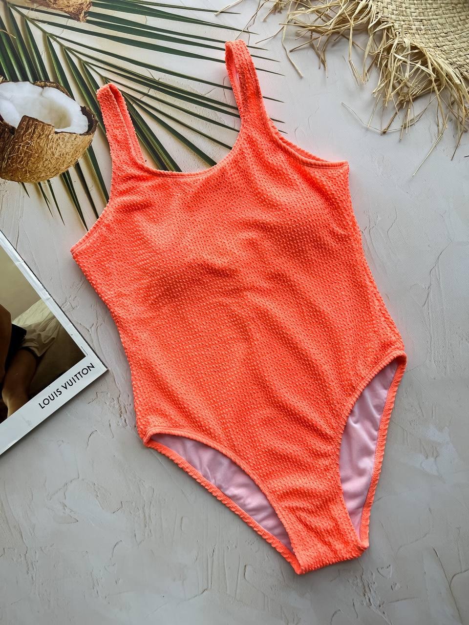 Купальник суцільний жатка SW1333/7 Оранж - Зображення 7