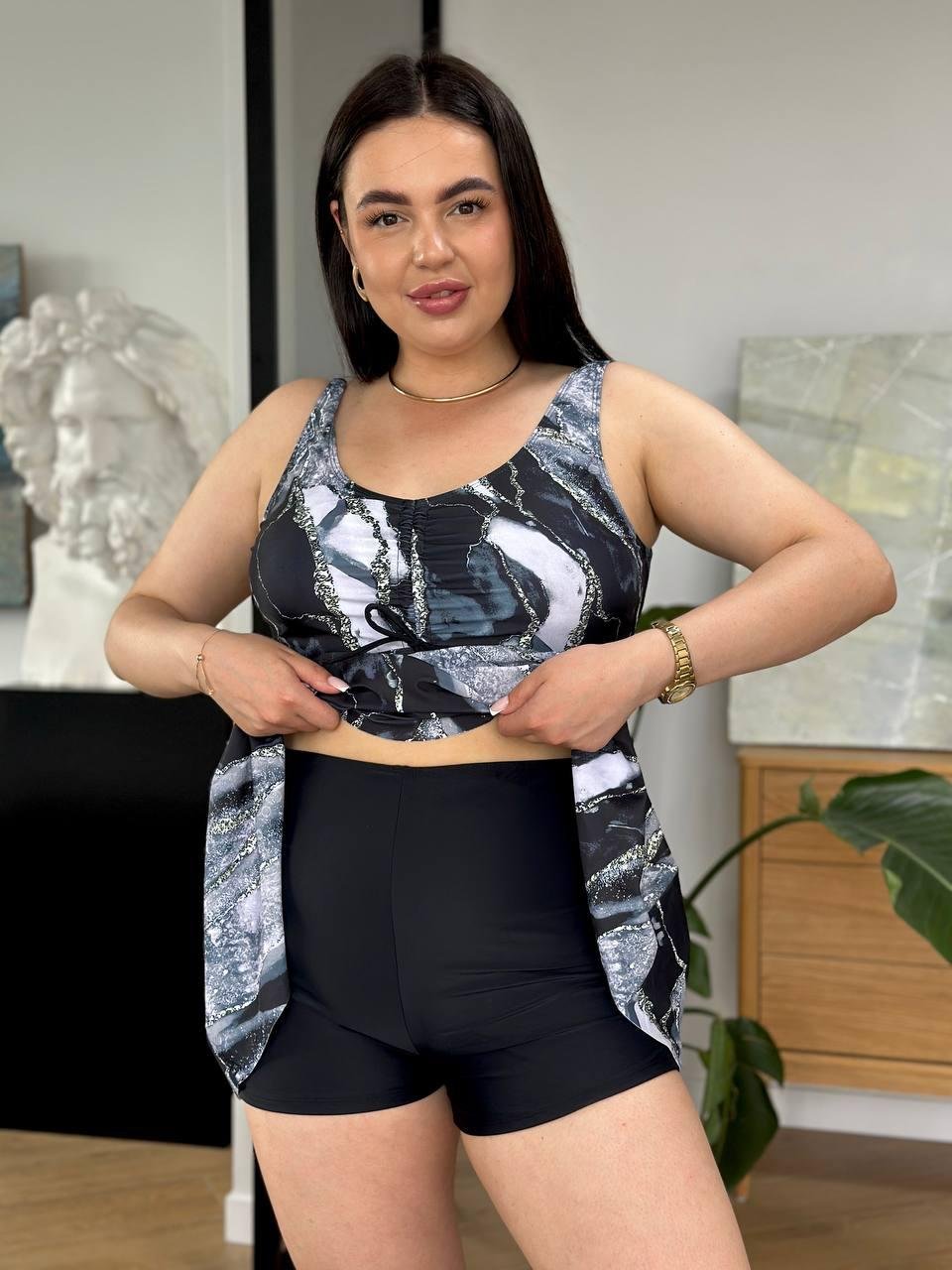 Купальник мраморний SW3659