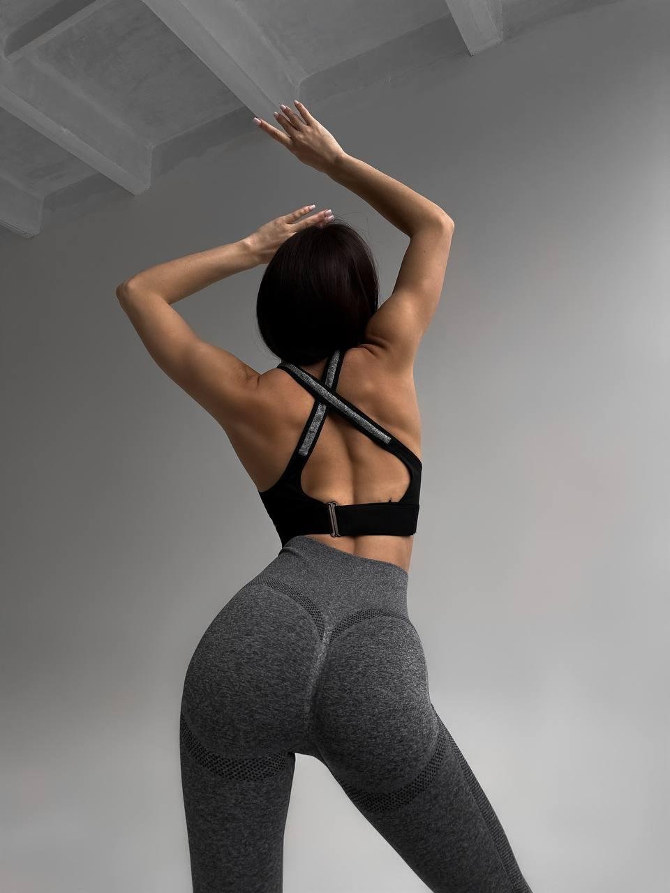 Фітнес топ FS1739/1 (Сірий) - Зображення 5