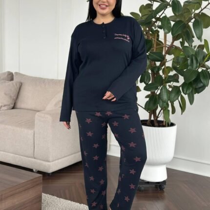 Піжама синя в зірочку DO3892