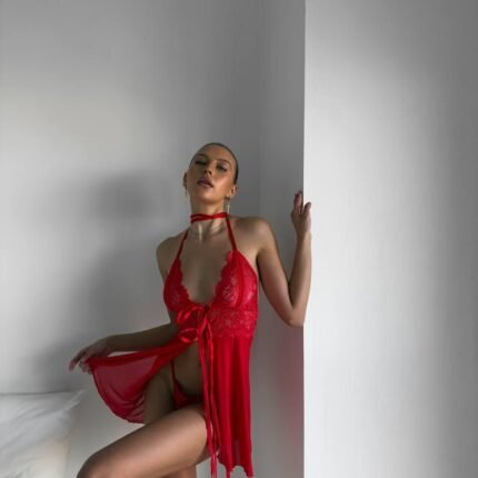 Сорочка DO3227 Червона