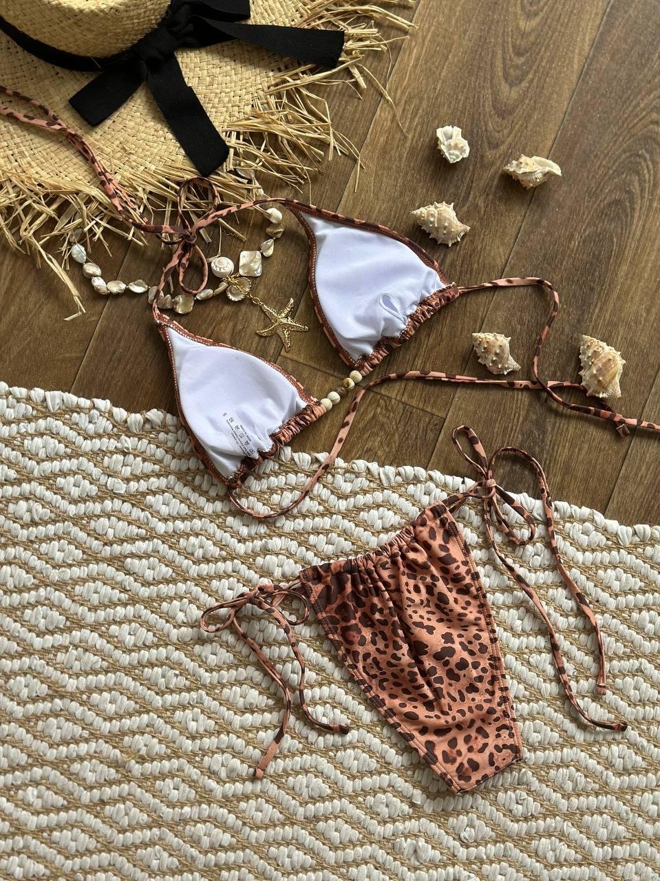 Купальник роздільний+юбка, леопард SW3740 - Зображення 13