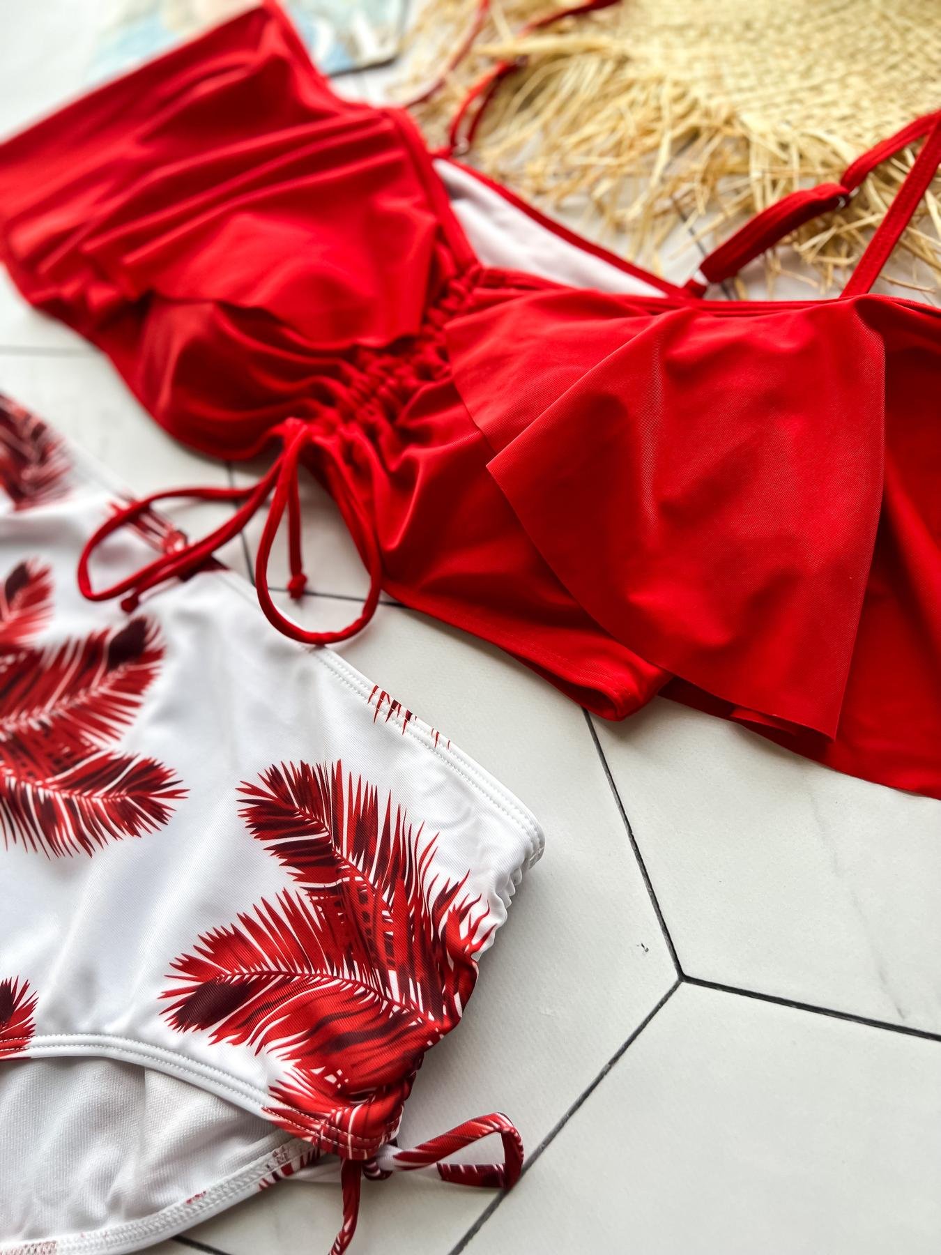 Купальник SW1279/1 (Пір'я червоні) - Зображення 12