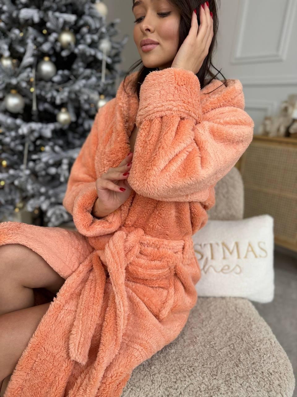 Халат DO2653/3 (Персиковий) - Зображення 13