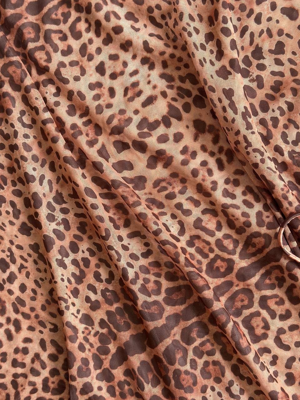 Купальник роздільний+юбка, леопард SW3740 - Зображення 11