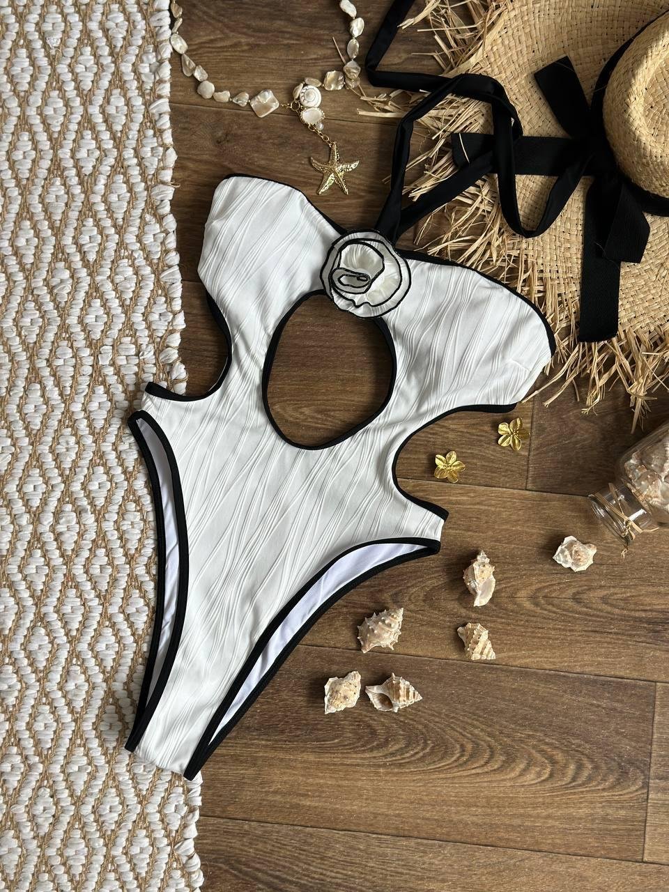 Купальник білий SW3687/1 - Зображення 20