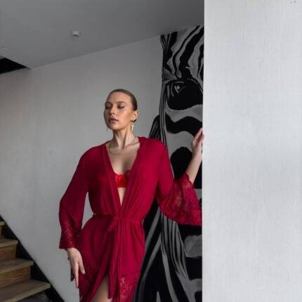 Халат DO3292/2 Бордо