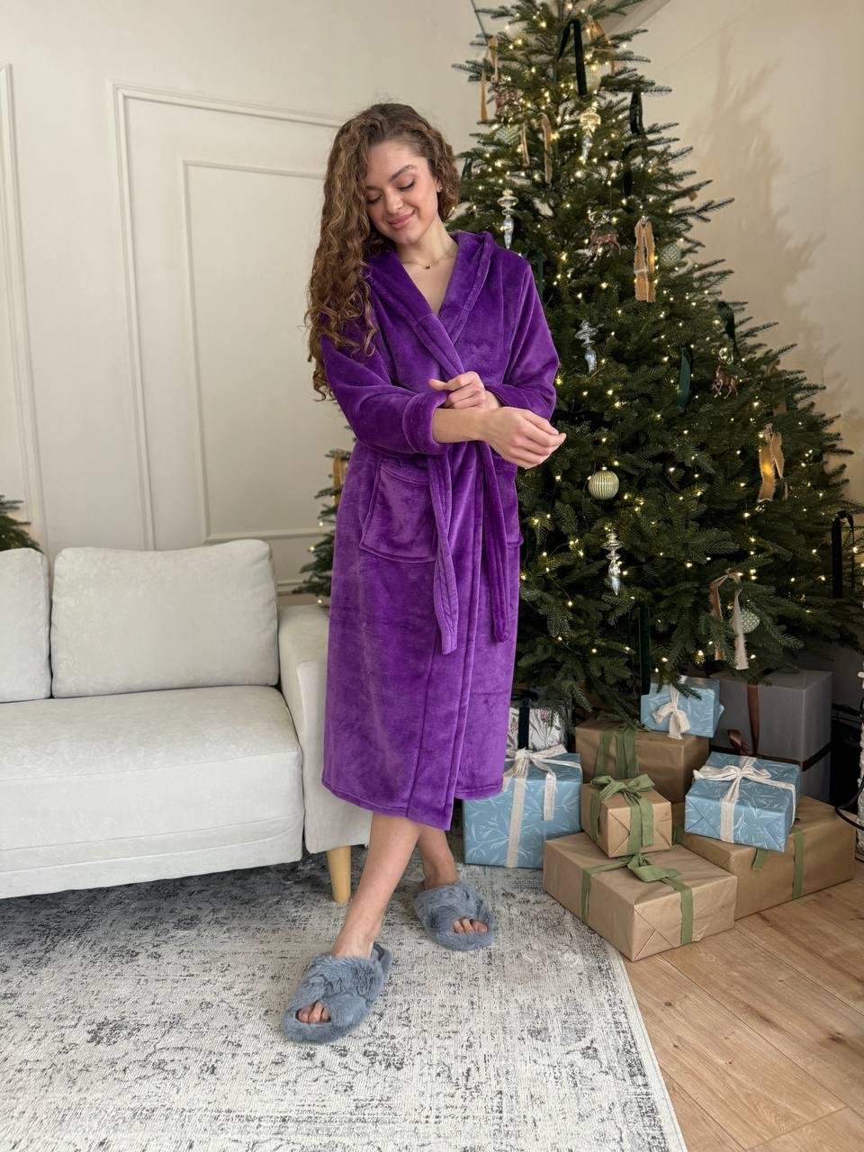 Халат DO2669/3 (Фіолетовий) - Зображення 7