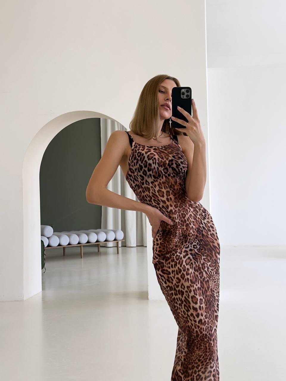 Туніка леопард SW683