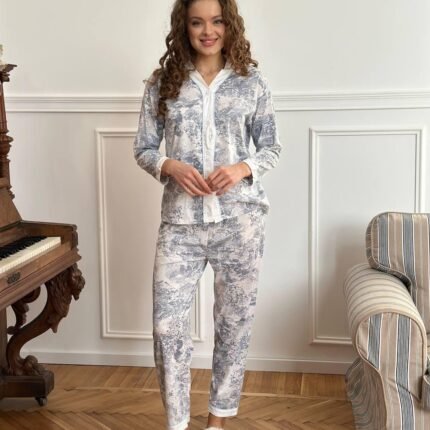 Піжама тоненька із довгими рукавами DO3881