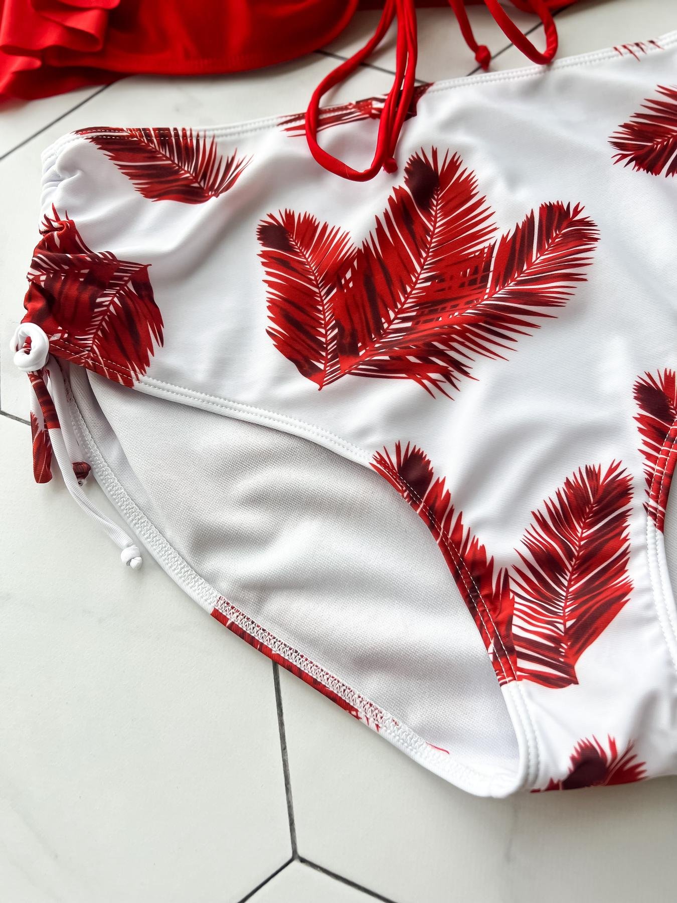Купальник SW1279/1 (Пір'я червоні) - Зображення 11