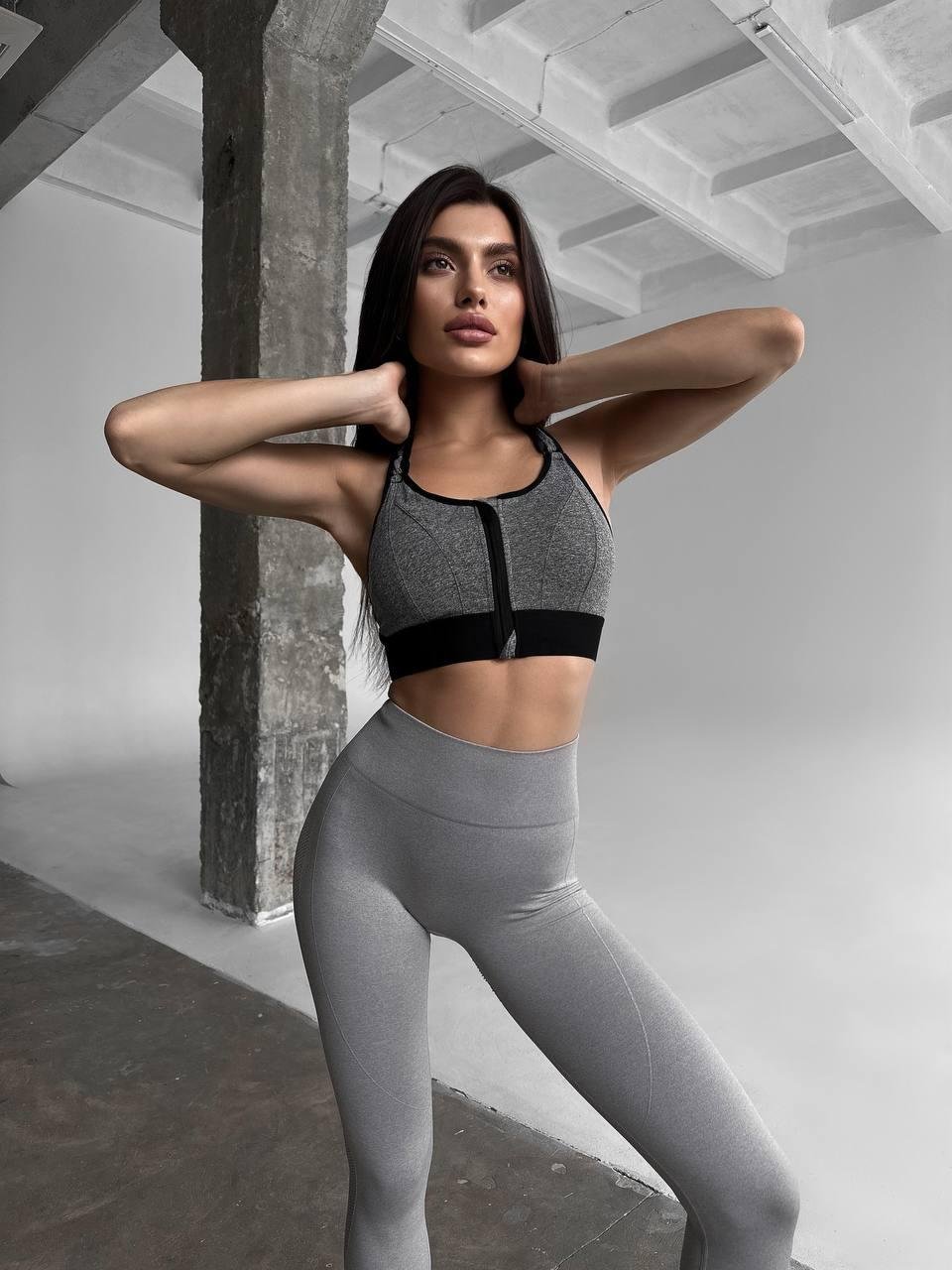 Фітнес топ FS1739/1 (Сірий) - Зображення 22