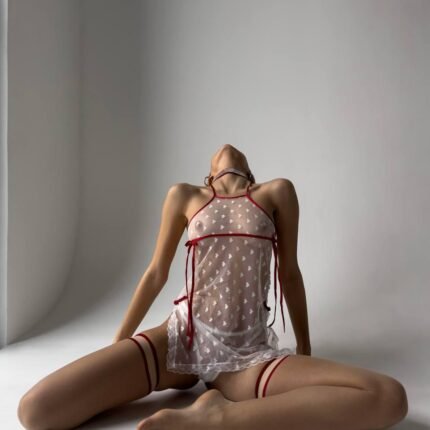 Панчохи з червоними вставками DO2686/1