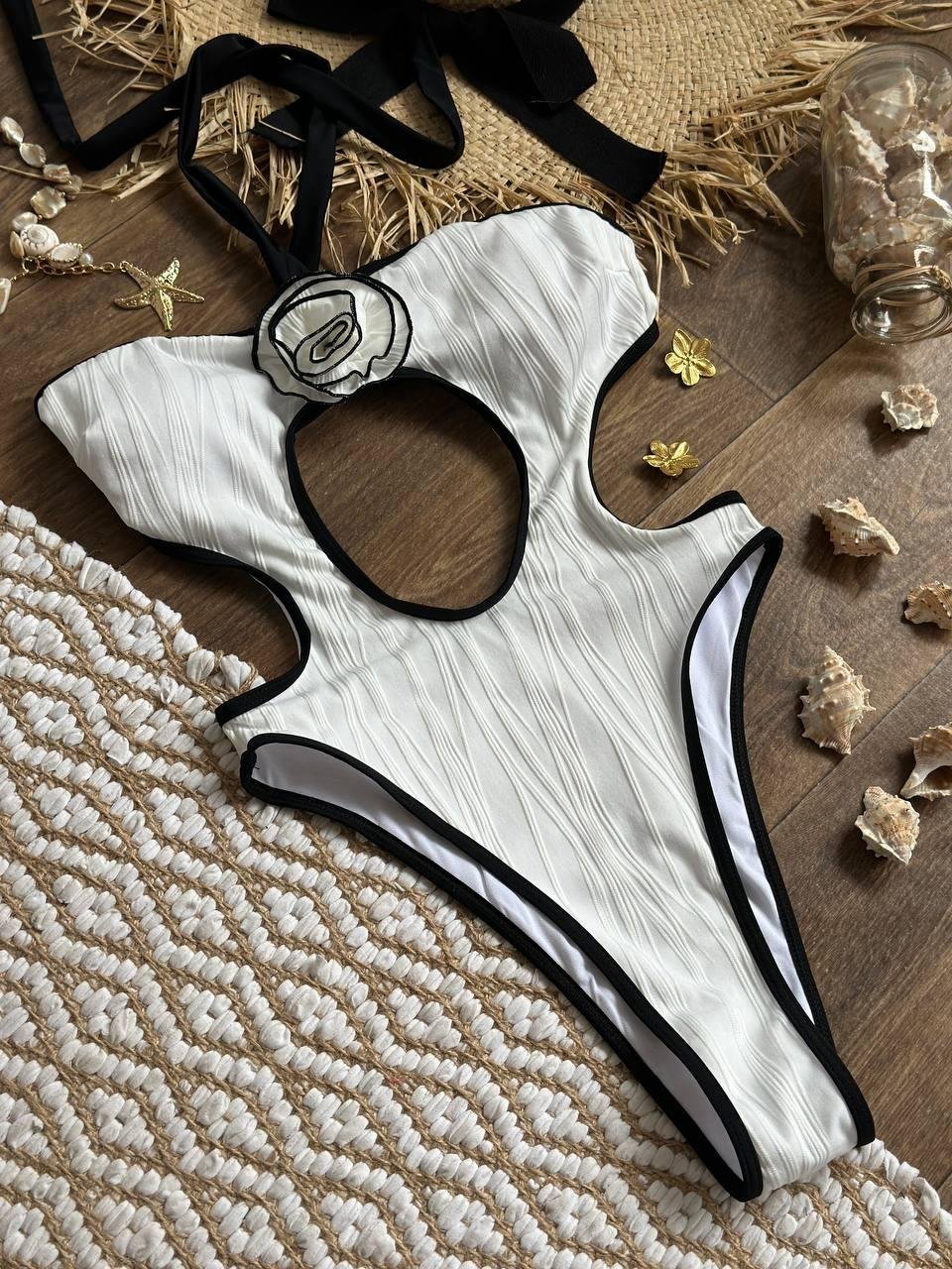 Купальник білий SW3687/1 - Зображення 13