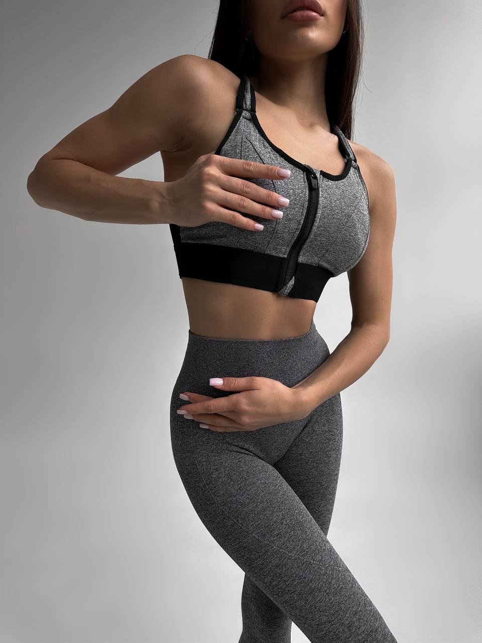 Фітнес топ FS1739/1 (Сірий) - Зображення 20