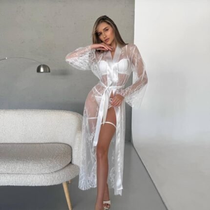 Халат DO3375/1 білий