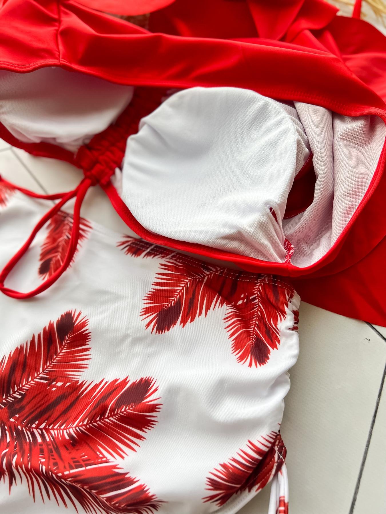 Купальник SW1279/1 (Пір'я червоні) - Зображення 14