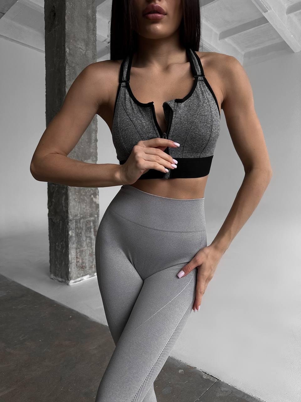 Фітнес топ FS1739/1 (Сірий) - Зображення 23