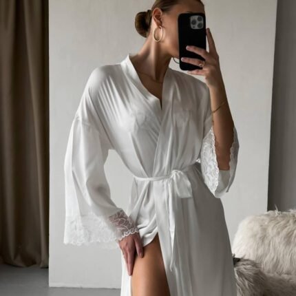 Халат DO3376/1 білий