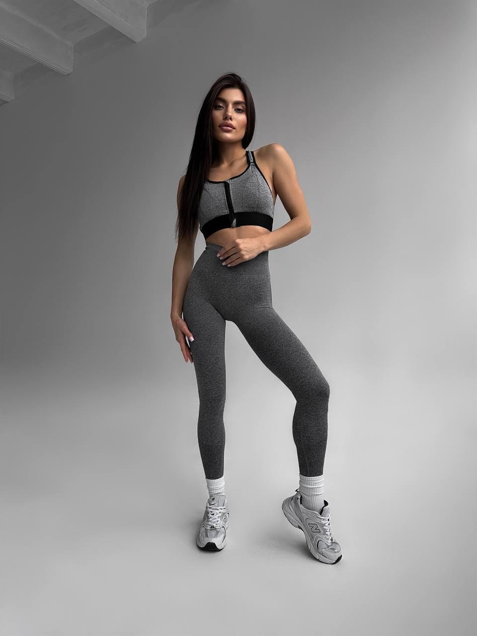 Фітнес топ FS1739/1 (Сірий) - Зображення 17