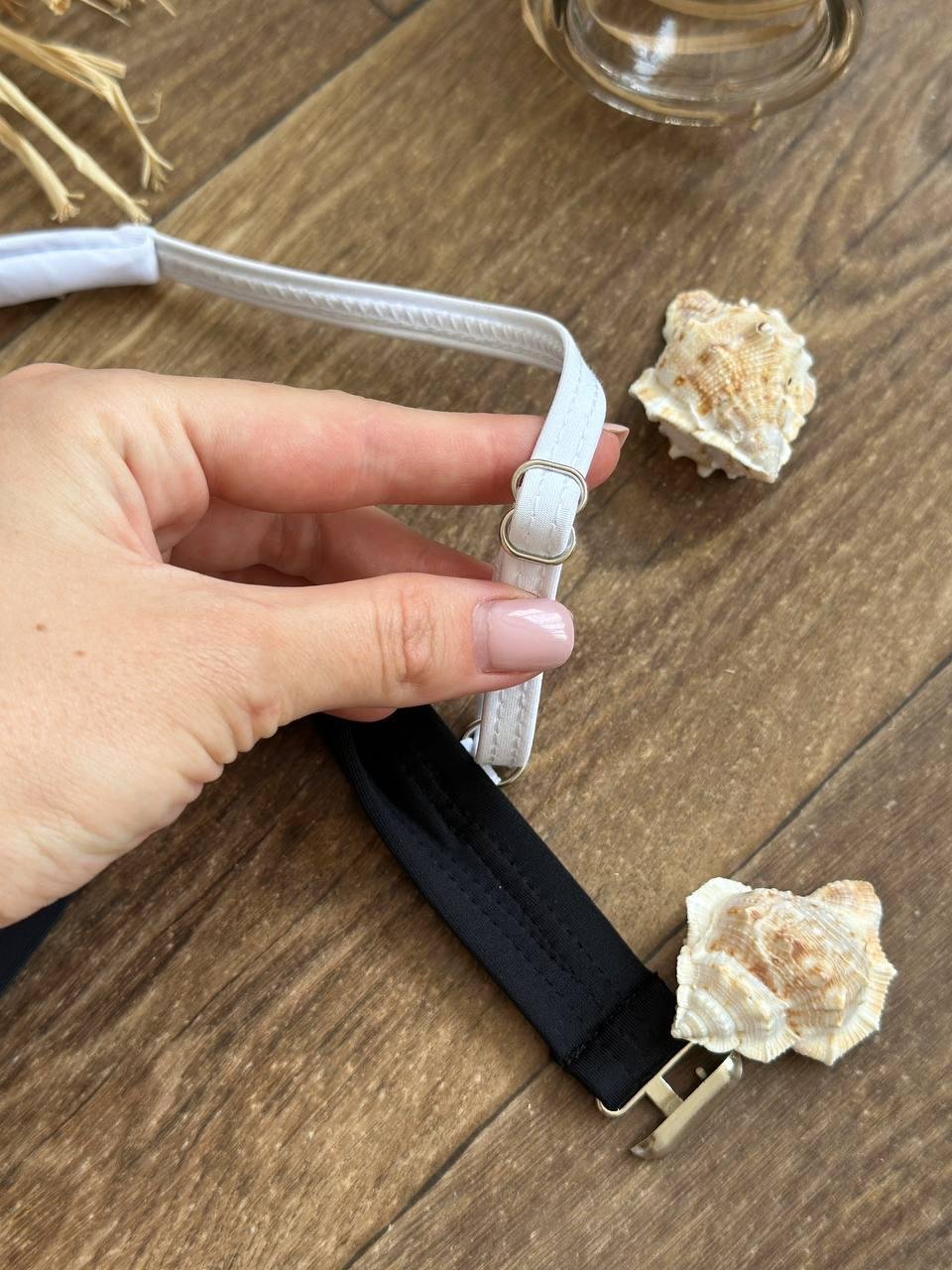 Купальник роздільний чорний з біл.вставками SW3739 - Зображення 6