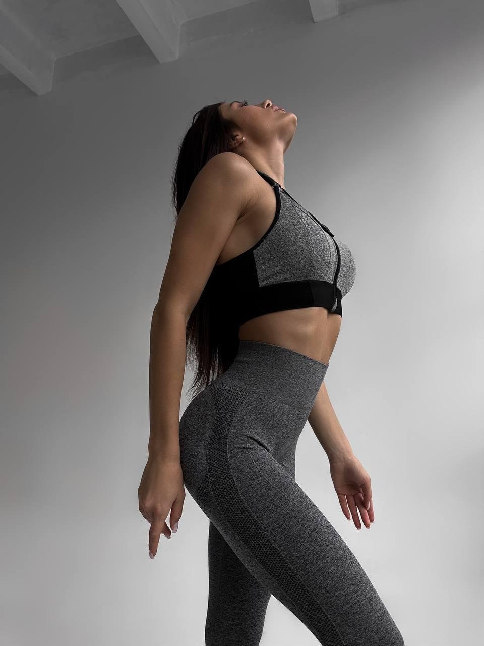 Фітнес топ FS1739/1 (Сірий) - Зображення 9