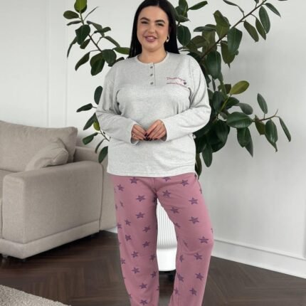 Піжама рожева в зірочку DO3892/2