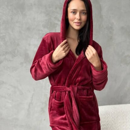 Халат DO2669/7 Бордо