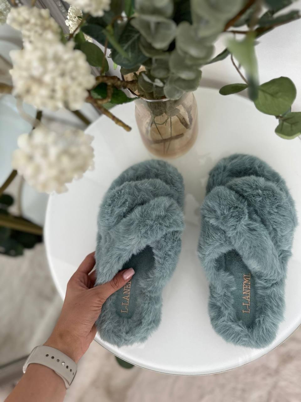 Кімнатні тапочки КТ1060/4 Бірюза