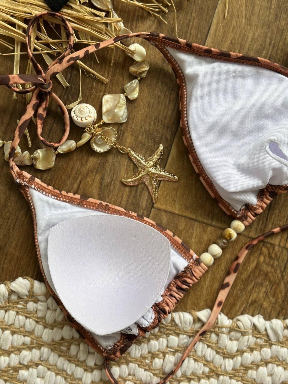 Купальник роздільний+юбка, леопард SW3740 - Зображення 8