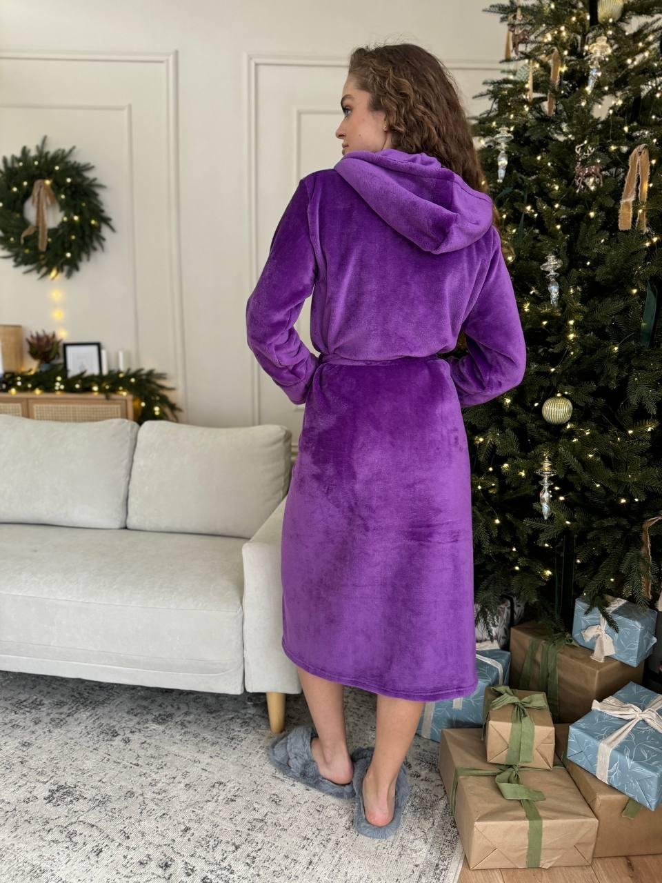 Халат DO2669/3 (Фіолетовий) - Зображення 6