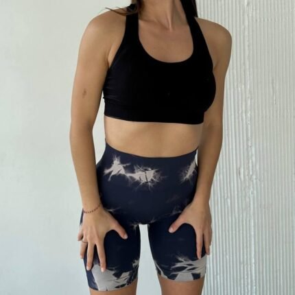 Велосипедки FS1722/1 (Синьо-бежеві)